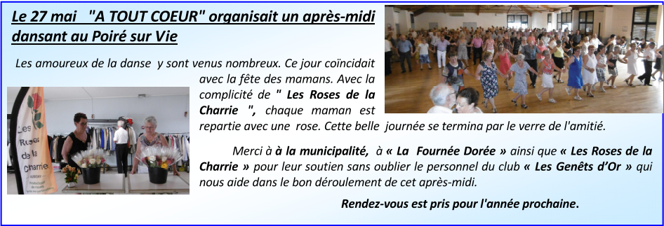 Après-midi dansant au Poiré sur Vie