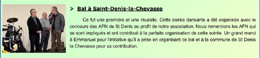 Bal à Saint Denis La Chevasse