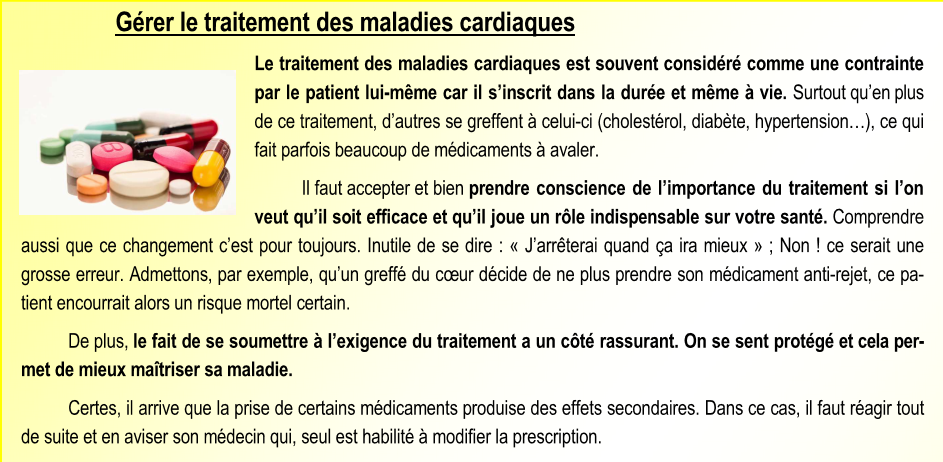 Gérer le traitement des maladies cardiaques 1