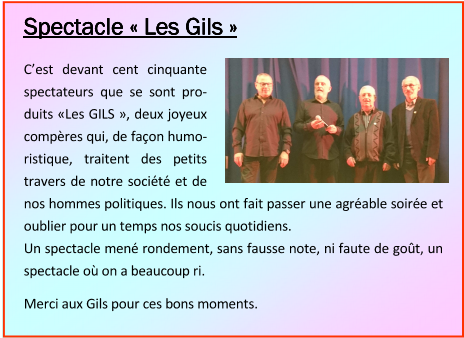 Spectacle Les Gils