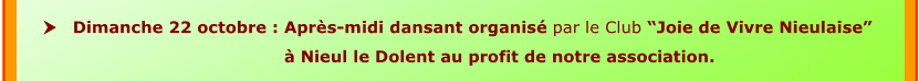 Apres midi dansant de nieul