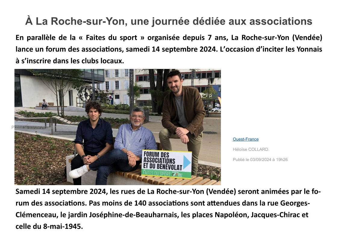Journee dediee aux associations