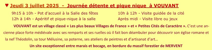 Pique nique vouvant